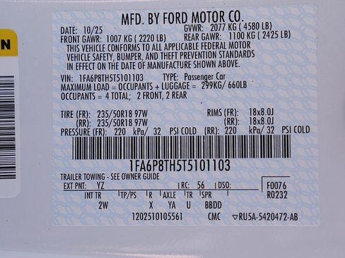 New 2026 Ford Mustang Coupe image 33