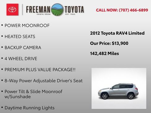 Used 2012 Toyota RAV4 Limited w/ Premium Plus Value Pkg image 9