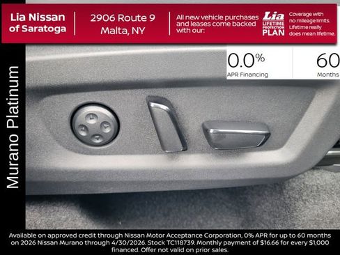New 2026 Nissan Murano Platinum AWD/4WD image 39