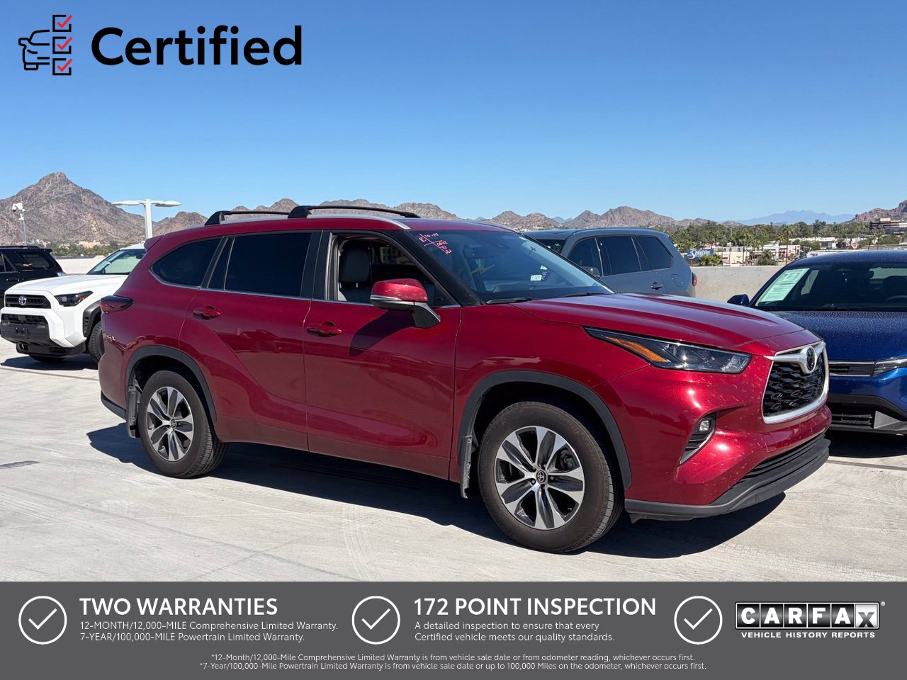Used 2025 Toyota Highlander XLE FWD image 1