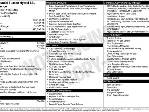 Certified 2024 Hyundai Tucson SEL AWD/4WD image 32
