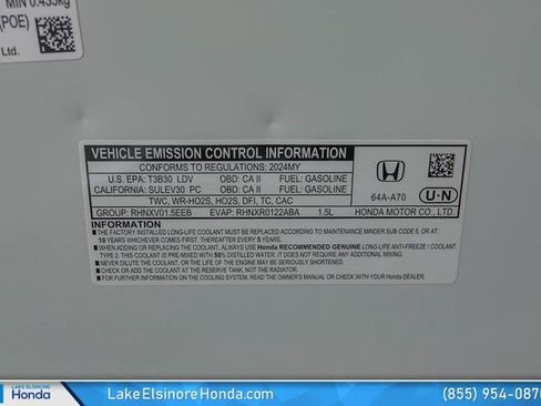 Certified 2024 Honda Civic EX image 30