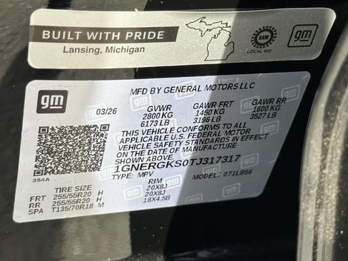 New 2026 Chevrolet Traverse LT w/ Midnight/Sport Edition FWD image 28