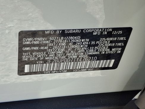 New 2026 Subaru Outback Limited w/ Premium/Limited Plus Package AWD/4WD image 12