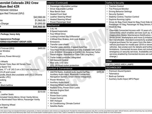 Certified 2019 Chevrolet Colorado ZR2 image 11