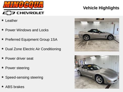 Used 2000 Chevrolet Corvette Convertible w/ Performance Handling Pkg RWD image 2