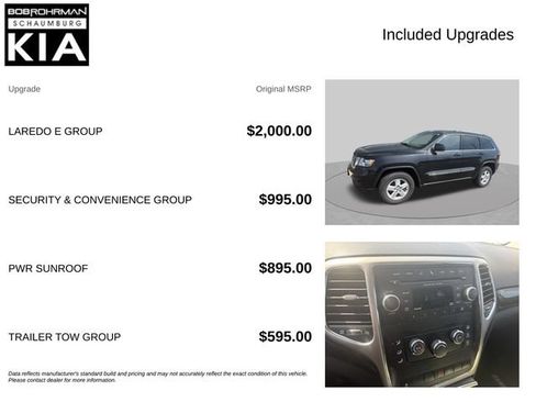 Used 2012 Jeep Grand Cherokee Laredo w/ Laredo E Group AWD/4WD image 4