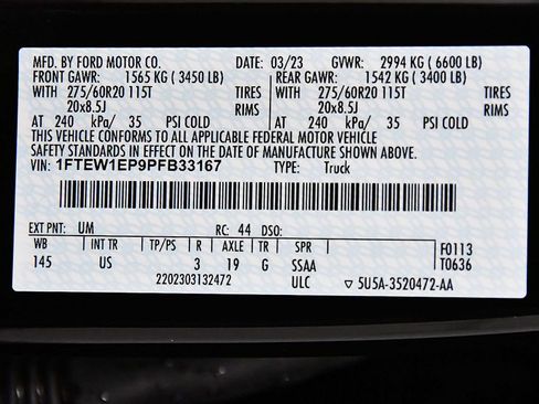 Used 2023 Ford F150 XLT w/ Equipment Group 302A High AWD/4WD image 17