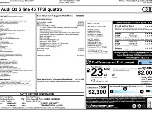 New 2025 Audi Q3 2.0T Premium image 31