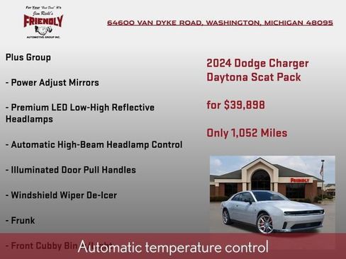 Used 2024 Dodge Charger Daytona Scat Pack w/ Plus Group AWD/4WD image 18