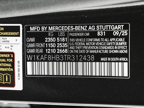 New 2026 Mercedes-Benz C 43 AMG 4MATIC Sedan image 27