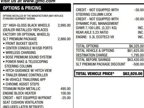 Certified 2022 GMC Sierra 1500 SLT w/ SLT Premium Package image 2