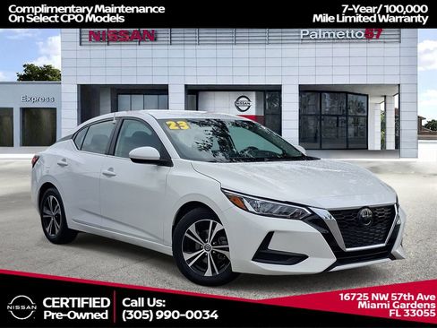 Certified 2023 Nissan Sentra SV w/ All-Weather Package FWD image 1