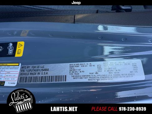 New 2026 Jeep Gladiator Sport image 19