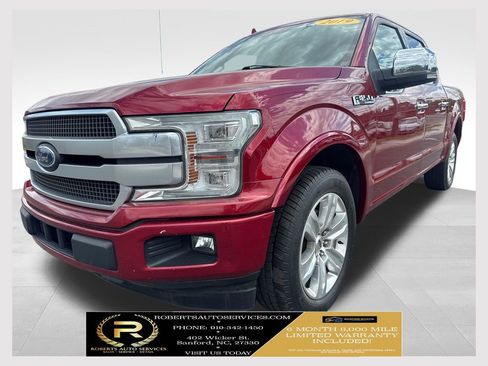 Used 2019 Ford F150 Platinum w/ Trailer Tow Package RWD image 1