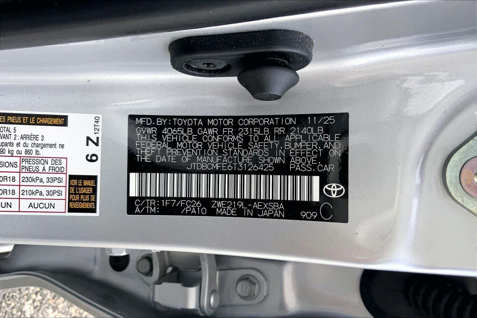 Certified 2026 Toyota Corolla SE w/ SE Premium Package FWD image 36