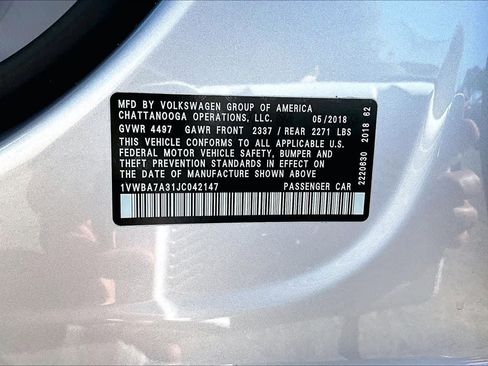 Used 2018 Volkswagen Passat 2.0T SE image 33