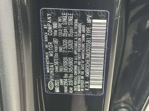 Certified 2021 Hyundai Palisade SEL w/ Convenience Package AWD/4WD image 22