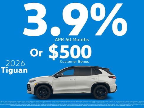 New 2026 Volkswagen Tiguan SE R-Line image 3
