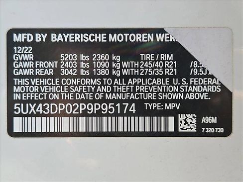 Used 2023 BMW X3 sDrive30i w/ Convenience Package image 24