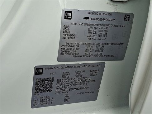 Used 2022 GMC Sierra 1500 Elevation w/ LPO, Elevation Black Package image 32