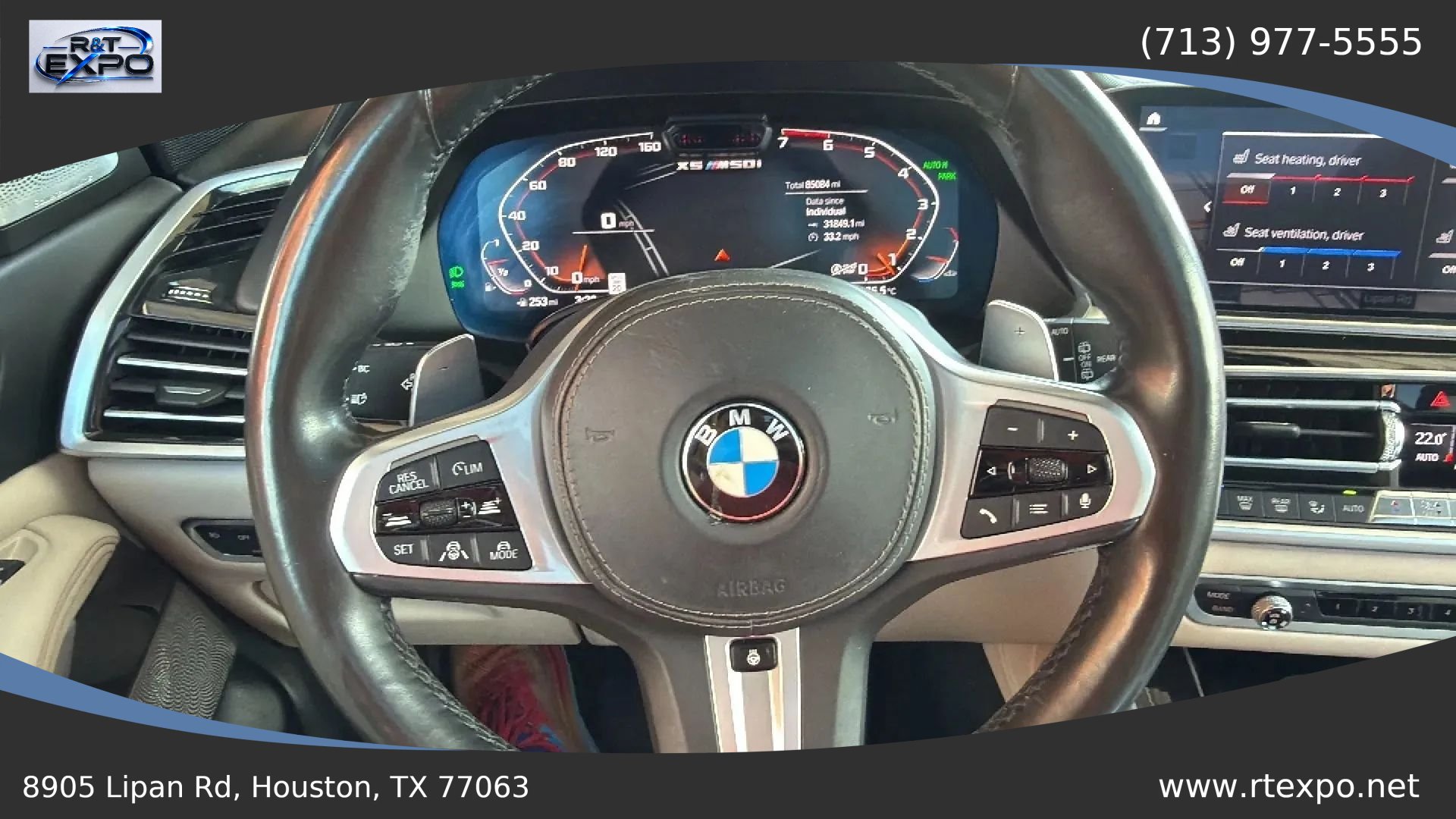 Used 2020 BMW X5 M50i w/ Executive Package AWD/4WD image 63