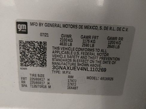 Used 2022 Chevrolet Equinox LT AWD/4WD image 33