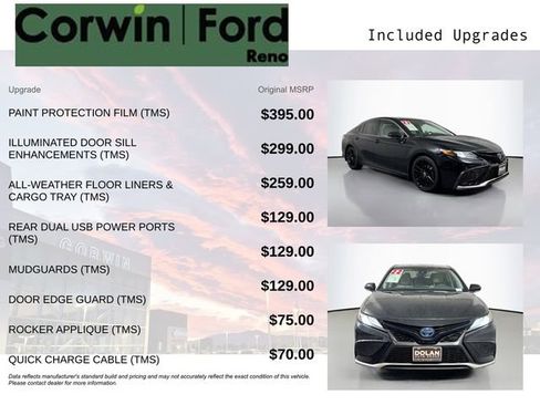 Used 2022 Toyota Camry XSE FWD image 3