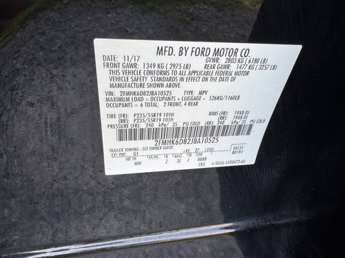 Used 2018 Ford Flex Limited w/ Equipment Group 301A AWD/4WD image 47