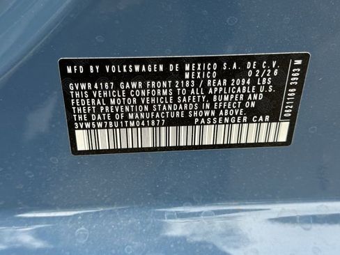 New 2026 Volkswagen Jetta S image 20