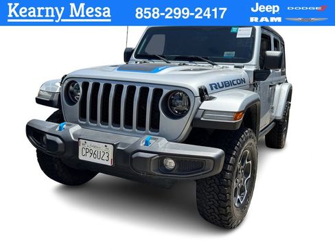 Used 2023 Jeep Wrangler Unlimited Rubicon 4xe AWD/4WD image 1
