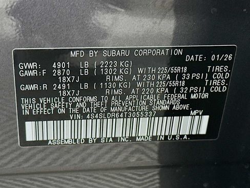 Certified 2026 Subaru Forester Limited w/ Limited Package AWD/4WD image 31