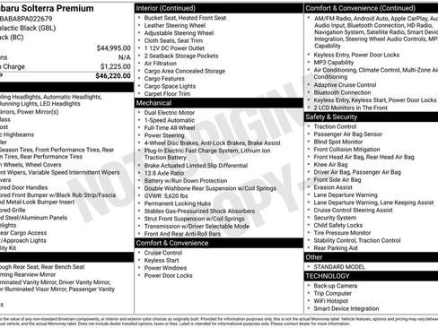 Used 2023 Subaru Solterra AWD image 17