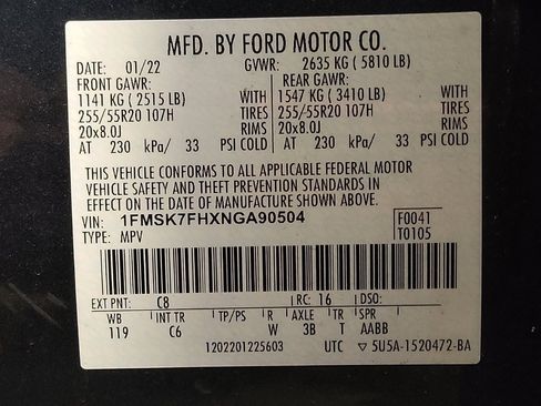 Used 2022 Ford Explorer Limited image 33