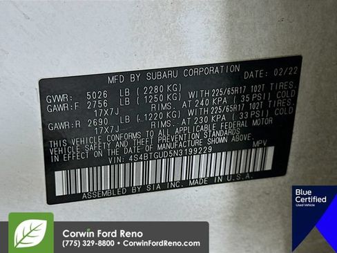 Used 2022 Subaru Outback Wilderness AWD/4WD image 37