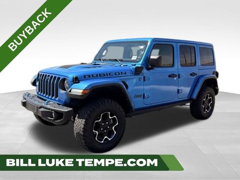 Used 2023 Jeep Wrangler Unlimited Rubicon 4xe w/ Steel Bumper Group AWD/4WD image 1