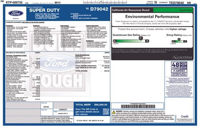 New 2026 Ford F250 Lariat w/ Black Appearance Package AWD/4WD image 37
