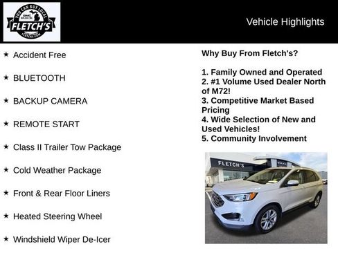 Used 2020 Ford Edge SEL w/ Convenience Package AWD/4WD image 2