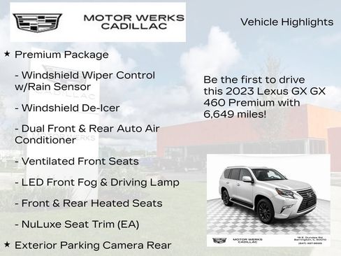 Used 2023 Lexus GX 460 Premium w/ Premium Package AWD/4WD image 13