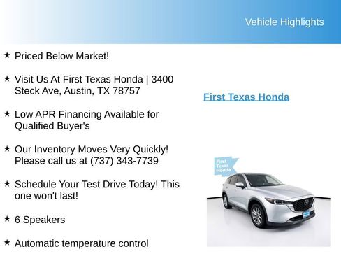 Used 2022 MAZDA CX-5 AWD 2.5 S w/ Select Package image 9