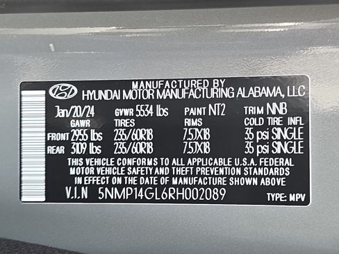 Used 2024 Hyundai Santa Fe SE FWD image 37