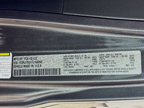 New 2026 Jeep Gladiator Rubicon w/ Safety Group image 32