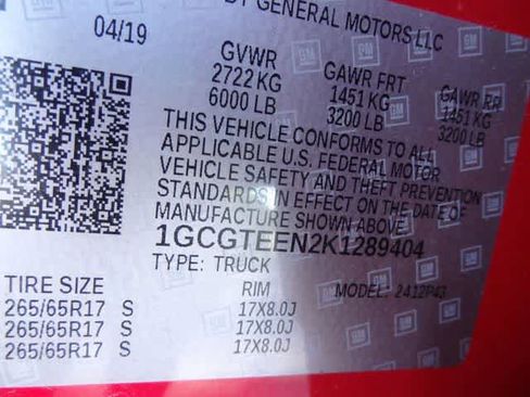 Used 2019 Chevrolet Colorado ZR2 AWD/4WD image 45