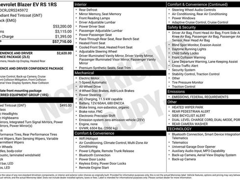 Used 2024 Chevrolet Blazer EV RS image 4