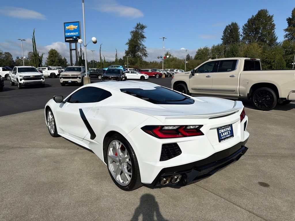 Used 2023 Chevrolet Corvette Stingray Coupe w/ Chrome Exterior Badge Package RWD image 3