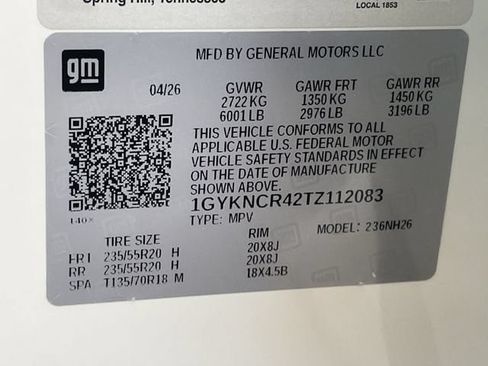 New 2026 Cadillac XT5 Premium Luxury w/ Driver Assist Package FWD image 35