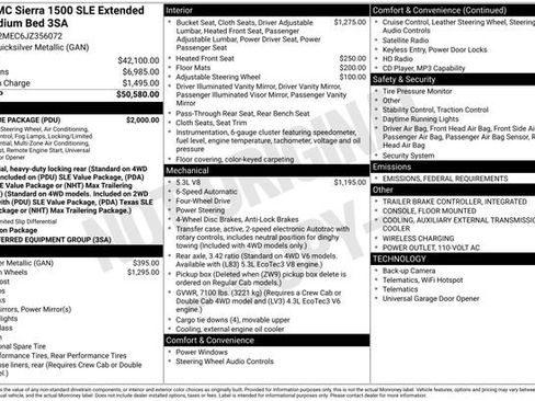 Used 2018 GMC Sierra 1500 SLE w/ SLE Value Package image 5