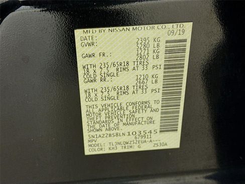 Used 2020 Nissan Murano SV w/ Premium Package image 23