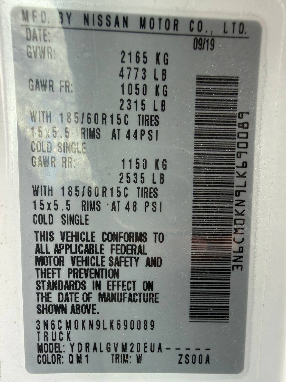 Used 2020 Nissan NV200 SV FWD image 35
