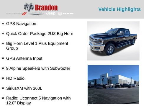 Used 2026 RAM 2500 Big Horn AWD/4WD image 2